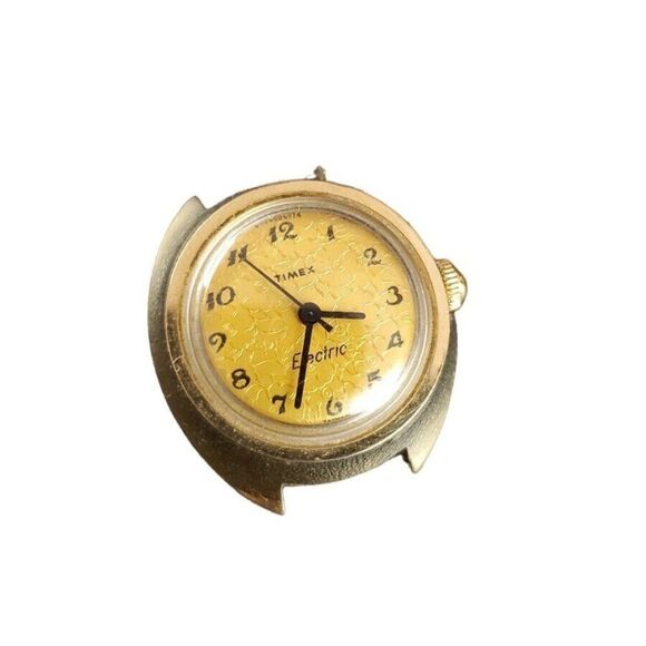 VINTAGE Timex Electric Ladies Gold-Tone Women's Watch without a Band - Picture 3 of 7